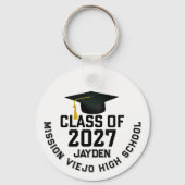 Letterman Class of 2027 Photo Graduation キーホルダー (正面)