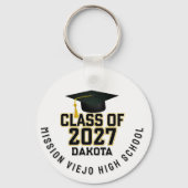 Letterman Class of 2027 Photo Graduation キーホルダー (正面)