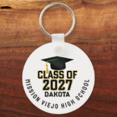 Letterman Class of 2027 Photo Graduation キーホルダー (正面)