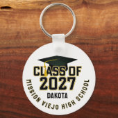 Letterman Class of 2027 Photo Graduation キーホルダー (正面)