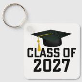 Letterman Class of 2027 Photo Graduation キーホルダー (正面)