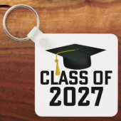 Letterman Class of 2027 Photo Graduation キーホルダー (正面)