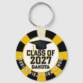 Letterman Class of 2027 Photo Graduation キーホルダー (正面)