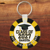 Letterman Class of 2027 Photo Graduation キーホルダー (正面)