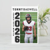 Letterman Graduation Announcement シーズンカード (スタンド正面)