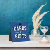 Letterman Graduation BLUE Cards & Favors  フォトプラーク (インサイチュ)