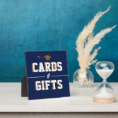 Letterman Graduation NAVY Cards & Favors  フォトプラーク (インサイチュ)