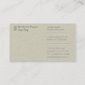 Letterpress Business Man Companyの名刺 名刺 (正面)