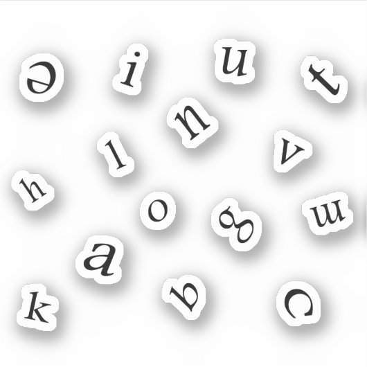 Letters シール (正面)