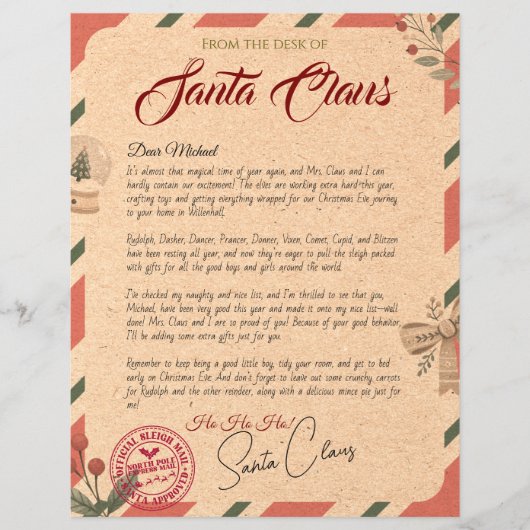 Letters from Santa (正面)