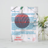 Letters from Santa Green Red Ornament (スタンド正面)