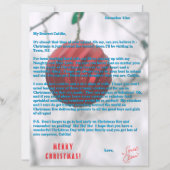 Letters from Santa Green Red Ornament (正面)
