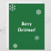 Letters from Santa Tweens Red Ornament Green (裏面)