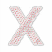 LETTERS MADE UP OF HEARTS シール (正面)