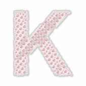 LETTERS MADE UP OF HEARTS シール (正面)