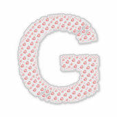 LETTERS MADE UP OF HEARTS シール (正面)