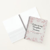 Letters to My Baby Journal Personalized Babyshower ノートブック (内部)