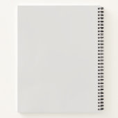 Letters to My Baby Journal Personalized Babyshower ノートブック (裏面)