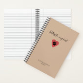 Letters to My Cat Memorial Journal Warm Beige ノートブック (内側)