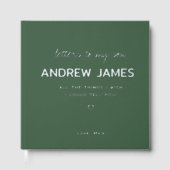 Letters To My Custom Grief Loss Sympathy Journal ゲストブック (正面)