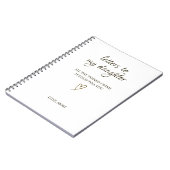 Letters to My Daughter – Personalized Letter ノートブック (左側)