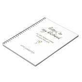 Letters to My Husband – Personalized Letter ノートブック (左側)