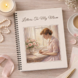 Letters To My Mom | Customizable Cover Journal ノートブック