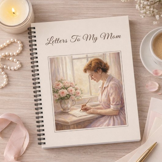Letters To My Mom | Customizable Cover Journal ノートブック