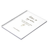 Letters to My Mom – Personalized Letter ノートブック (左側)