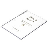 Letters to My Sister – Personalized Letter ノートブック (左側)