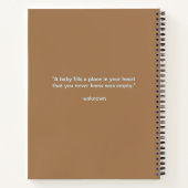 Letters to my Son Journal-ベビー帳 ノートブック (裏面)