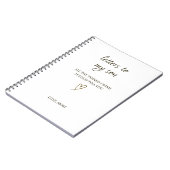 Letters to My Son – Personalized Letter ノートブック (左側)