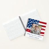 Letters To Son天国愛国軍隊写真 ノートブック (内部)