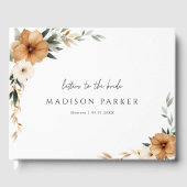 Letters to the Bride! Boho Bridal Shower ゲストブック (正面)