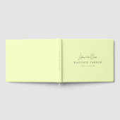 Letters to the Bride! Lemon Bridal Shower ゲストブック (全面)