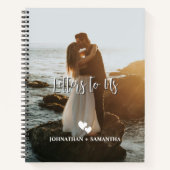 Letters To Us,結婚s Photo,エレガントカスタムPhoto ノートブック (正面)