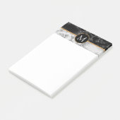 Lettet パーソナライズされた Marble Stone Post it Notes ポストイット (アングル)
