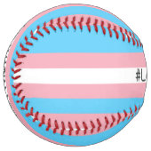 #LetThemPlayトランスジェンダーアスリートトランスフラグ ソフトボール (正面左)