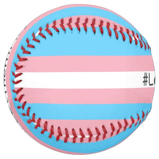 #LetThemPlayトランスジェンダーアスリートトランスフラグ ソフトボール (正面左)
