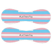 #LetThemPlayトランスジェンダーアスリートトランスフラグ ソフトボール (パネル)