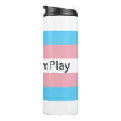 #LetThemPlayトランスジェンダーアスリートトランスフラグ タンブラー (回転右)