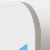 #LetThemPlayトランスジェンダーアスリートトランスフラグ ピックルボールラケット (左詳細)