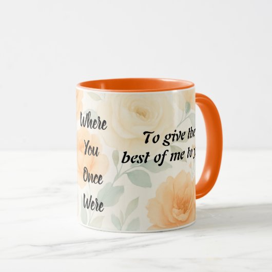 Letting Go with Grace, A Tribute to Selfless Love マグカップ (正面右)