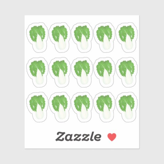 Lettuce Vegetables Veggie Healthy Eating Farming シール (シート)