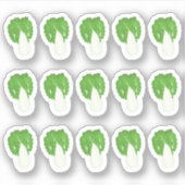 Lettuce Vegetables Veggie Healthy Eating Farming シール (正面)