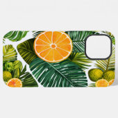 Leuchtende Orangengarten-Melodie iPhoneケース (裏面横)