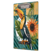 Leuchtender Tukan in tropischer Harmonie クリップボード (左)