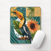 Leuchtender Tukan in tropischer Harmonie マウスパッド (マウス)