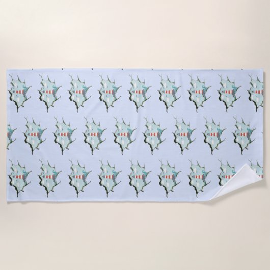 Leuchtturm  ビーチタオル (正面)