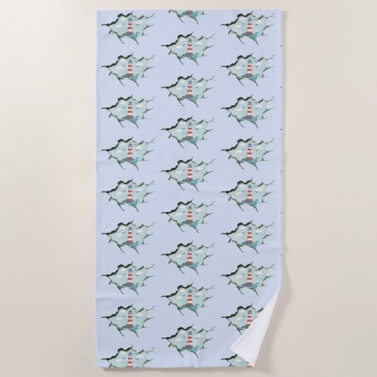 Leuchtturm  ビーチタオル (正面)